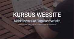 Desktop Screenshot of kursuswebsite.info