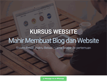 Tablet Screenshot of kursuswebsite.info